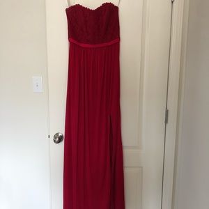 David’s Bridal bridesmaid dress. Size 2. Apple.